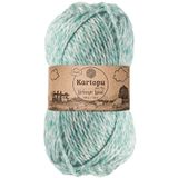 Kartopu Melange Wool El Örgü Ipi Kırçıllı Yeşil K9000