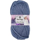 Kartopu Süper Chunky Yünlü El Örgü Ipi K643 Mavi