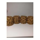 kartopya Açık ve Koyu Kahverengi Tonlu Ponpon Örgü İpi 400 Gr(4x100 Gr)