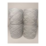 kartopya Gri Renkli İtalyan Merserize Koton Örgü İpi 400gr(4x100 Gr)