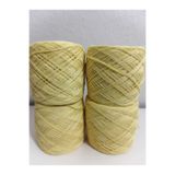 kartopya Limon Sarısı Renkli İtalyan Merserize Koton Örgü İpi 400gr(4x100 Gr)