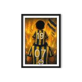 KARTPOST3R Fenerbahçe 1907 Tablo Poster No: 0051 (Çerçeveli)