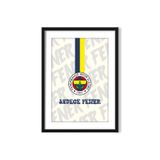 KARTPOST3R Fenerbahçe Sadece Fener Tablo Poster No: 0049 (Çerçeveli)
