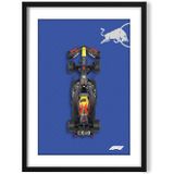KARTPOST3R Formula F1 Red Bull Team Tablo Poster No:0053 (Çerçevesiz)
