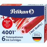 Kartuş Serisi TP6X Dolma Kalem Kartuşu Kırmızı