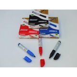 Kartuşlu Tahta Kalemi 3'lü Set Mavi - Siyah - Kırmızı MR-6019 - Standart