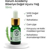 Karum Academy Biberiye Uçucu Yağ Aromaterapi %100 Saf ve Doğal Cam Damlalıklı 10ml - 10 ml