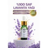KARUM Lavanta Uçucu Yağ Orjinal %100 Saf ve Doğal Aromaterapi Yağı Cam Damlalıklı 10 mL