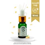 KARUM Zencefil Uçucu Yağ %100 Saf ve Doğal Cam Damlalıklı 10 mL