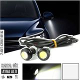 Karva Ayna Altı Kartal Göz 2'li LED - Beyaz