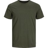 Karvon Bisiklet Yaka T-Shirt Haki Yeşil Renk Erkek Tişört
