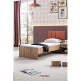 Karyola, Efes Başlıklı Karyola 90X190 - 90 x 190 cm - Kiremit Rengi