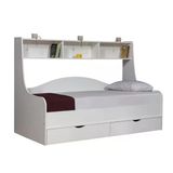 Karyola, Hera Çekmeceli Karyola 90X200 - Beyaz - 1 Adet Comfort Yatak 90 X 200