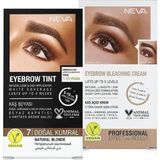 Kaş Boyası 2'li Set, 7 Doğal Kumral + Kaş Açıcı Krem, Vegan