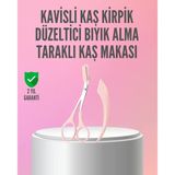 Kaş Kirpik Şekillendirme İçin Yüz Bakım Makası