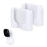 Kasa KC100, KC105, EC60 (2 Paket) için Duvar Montajı, TP Link Akıllı Nokta Kamera için Yapışkan Tutucu, Dakikalar içinde Kurulur, Brainwavz tarafından Dağınıklık Yok Askı Braketi (Beyaz)