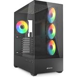 Kasa Mıd Tower Psusuz 4xfan Ak6 Rgb Black - Standart