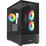 Kasa Mını Tower Psusuz 3xfan Mk6 Rgb Black - 130 W