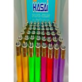 KASAİSlim Renkli Taşlı Çakmak 48’li Paket Silindir Model