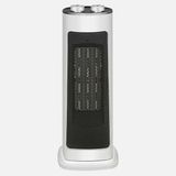 Kasaplus Voltomat 1400W Termostatlı Seramik Fanlı Kule Tipi Isıtıcı Beyaz - Siyah Plastik