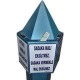 Kasataş Sultan Ahmet Cami 6 Köşeli Minare Tipi Kasa Anahtarlı Kumbara Kas