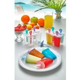 Kaşbaşı Home 10x14 Cm Sağlıklı Dondurma Yapma Kalıbı | 4'lü Dondurma Ve Meybuz Kalıbı Çok Renkli