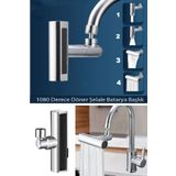 Kaşbaşı Home Tasarruflu 4 Modlu Şelale Ayarlanabilir Musluk Başlığı Mutfak Eviye Bataryası Lavabo Bataryası
