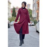 Kaşe Kaban Bordo
