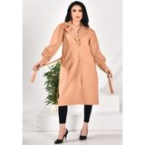 Kaşe Mont - 2XL - Bej