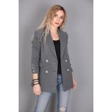 Kaşe Oversıze Blazer Ceket-Antrasit - 2