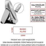 Kaşeciniz Trodat 9411 Cep Kaşe Gri Makine Siyah Mürekkep