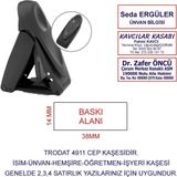 Kaşeciniz Trodat 9411 Cep Kaşe Siyah Makine Mavi Mürekkep