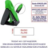 Kaşeciniz Trodat 9411 Cep Kaşe Yeşil Makine Mavi Mürekkep