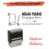 Kaşem Kitap Kurtlarına ve Kişiye Özel Kitap Mühürü Kitap Kaşesi C42