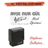 Kaşem Öğretmenlere ve Kişiye Özel Kitap Mühürü Kitap Kaşesi C81
