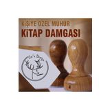 kaşematik K 153 Geyik Temalı Kitap Mührü