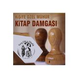 kaşematik K 244 Şemsiyeli Tesettürlü Kadın Ve Kedi Kitap Mührü