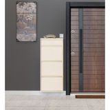 Kaser Metal 3'Lü Ekstra Metal Ayakkabılık (548177758) Krem