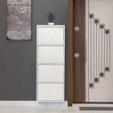 Kaser Metal DC-073 4'lü Beyaz Ayakkabılık