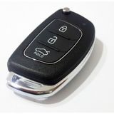 Kasey Hyundai Accent Uyumlu Anahtar Kabı Kumanda Kabı Oto Anahtarlık Vidali Logolu HYN17 Uçlu Sol Kanal