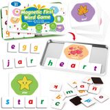 Kasfalci İlk Kelime Oyunları,Manyetik Harfler ve Flash Kartlar,Sesbilgisi Oyunları,Alfabe Öğrenme Oyuncakları,Çocuklar için Buzdolabı Buzdolabı ABC Mıknatıslar,Toddlers için Konuşma Terapisi