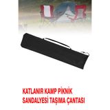 KAŞIKBEY 1 Adet Katlanır Kamp Sandalyesi Kılıfı Piknik Plaj Katlanır Sandalye Taşıma Çantası