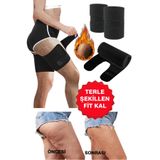 KAŞIKBEY Bacak Basen Şekillendirici Terletici İnceltici Baldır Selülit Giderici Engelleyici Kemer Korse