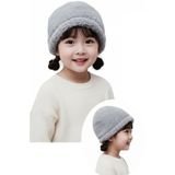 KAŞIKBEY Beanie Çocuk Peluş Bere Welsoft Rüzgar Geçirmez Şapka Kışlık Peluş Bere