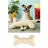 KAŞIKBEY Kemik Şeklinde Kedi Köpek Stres Dişleme Çekiştirme Yastık Oyuncak Köpek Oyun Yastığı