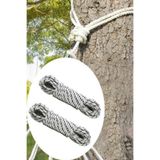 KAŞIKBEY LANYARD ROPE Hamak Salıncak Taşıyıcı Asma Bağlamama İpek Halat Seti Kamp Piknik Bahçe Hamak Bağlama Ipi