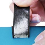KAŞIKBEY Yapışkanlı Cırt Bant Çok Amaçlı Sineklik Halı Kaydırmaz Için 50 cm Kesilebilir Yapışkanlı Cırt Cırtlı Bant (2cm x 50CM) - Siyah