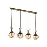 Kasım Modern Avize E27 48w 70x13cm Metal Eskitme Avonni-av-1766-4ey Kaplama