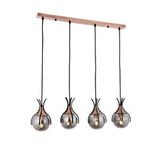 Kasım Modern Avize E27 48w 70x13cm Metal Siyah Avonni-av-1766-4y-bsy Boyalı