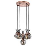 Kasım Modern Avize E27 72w 50cm Metal Siyah Avonni-av-1766-6t-bsy Boyalı